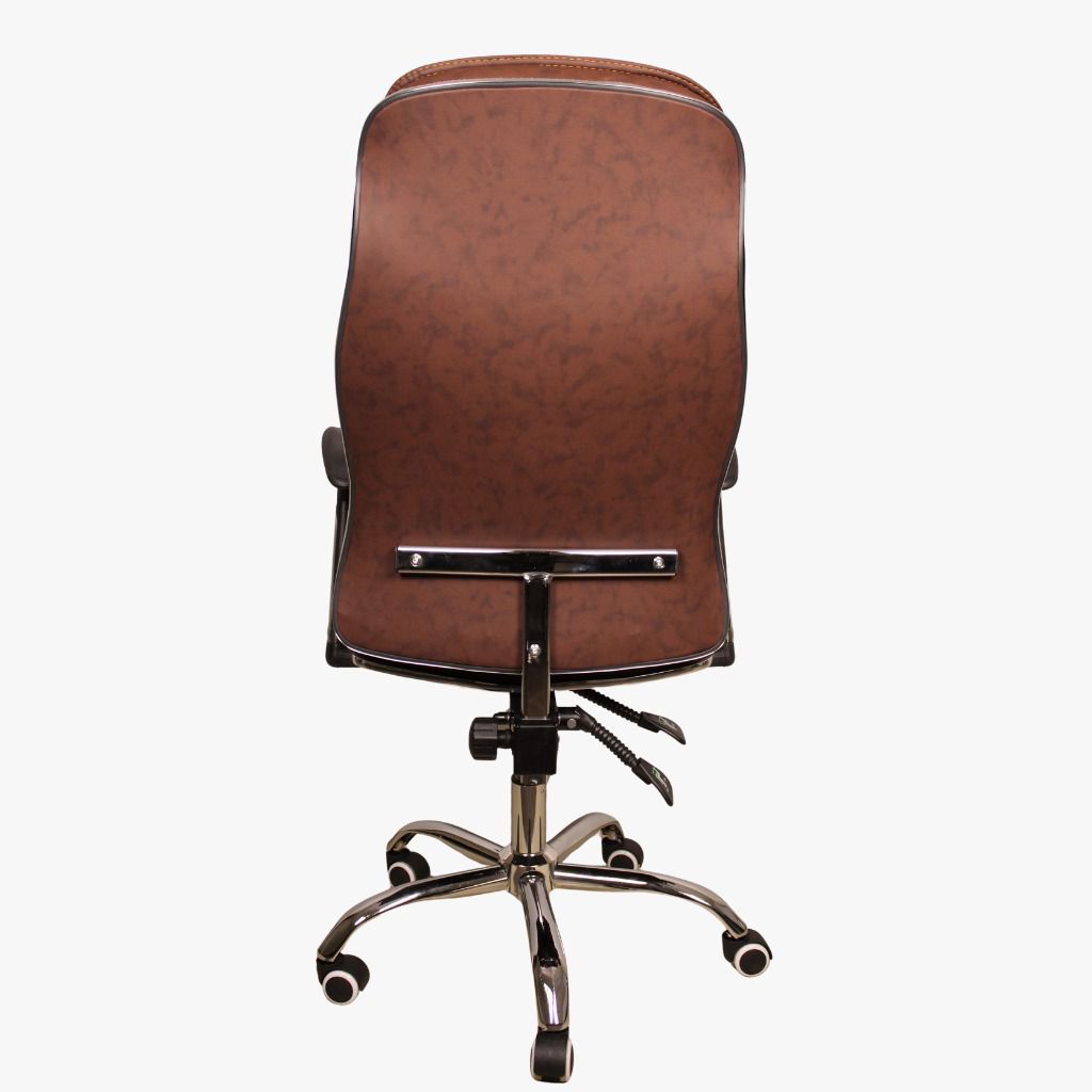 Presidential High-Back Brown Leather Executive Chair